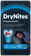 Pilt Huggies püksmähkmed DryNites 17-30kg 4-7aastane poiss 10tk