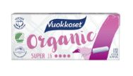 Pilt Vuokkoset tampoonid Organic Super 16tk