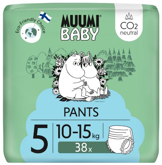Pilt Muumi Baby püksmähkmed Nr5 10-15kg38tk