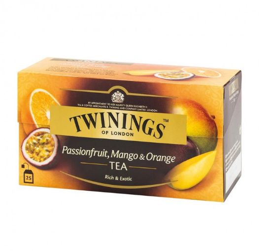 Pilt Twinings must tee maitsestatud mango, granadili 25x2g