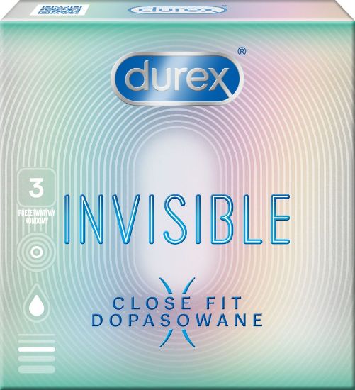 Pilt DUREX Kondoomid Invisible Close Fit 3TK