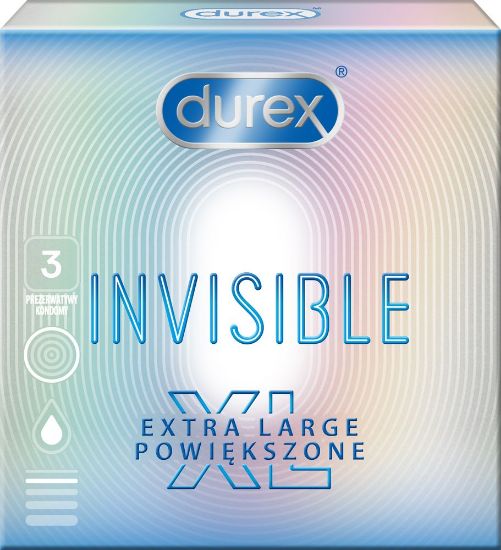 Pilt DUREX Kondoomid Invisible XL 3 TK