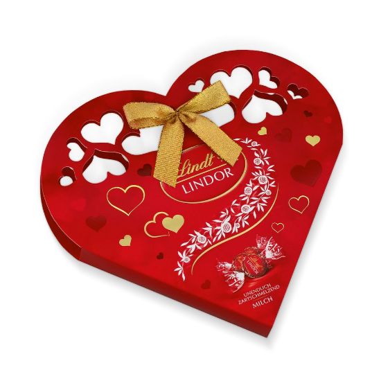 Pilt Lindt Lindor šokolaadikarp Heart 112g