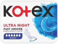 Pilt Kotex hügieeniside Ultra Night 6tk