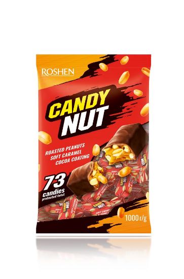 Pilt Roshen kommid Candy Nut shokolaadi, karamelli-maapähkli 1kg