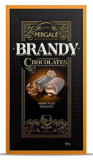 Pilt Pergale šokolaadikommid Brandy, 190g