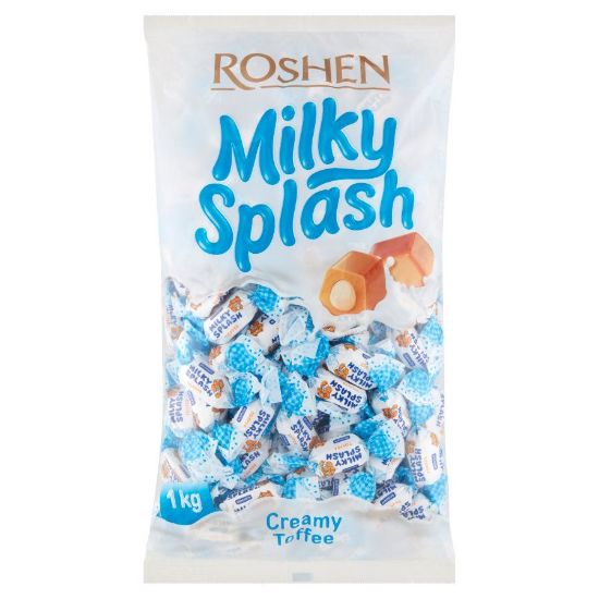 Pilt Roshen koorekommid Milky Splash täidisega toffee 1kg