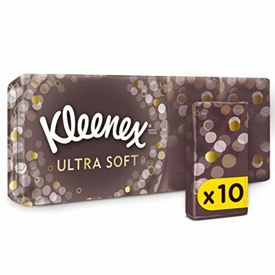 Pilt Kleenex taskurätikud Ultra Soft 9tk x 10pakki 4-kihiline