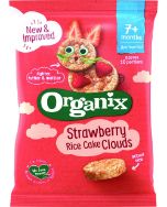Pilt Organix maasikamaitselised öko riisikoogid al 7k  40g