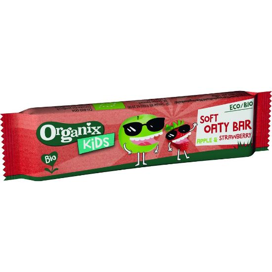 Pilt Organix Kids ECO pehme kaerabatoon õuna-maasika 23g