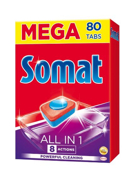 Pilt Somat nõudepesumasina tabletid All in One 80pcs tabs