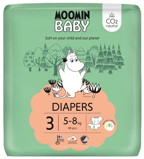 Pilt Moomin Baby mähkmed Nr3 5-8kg 48tk