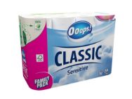 Pilt Ooops! tualettpaber Classic Sensitive 24 rulli