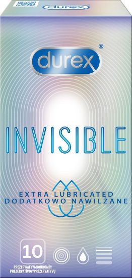 Pilt DUREX Kondoomid Invisible Extra Lubricated N10