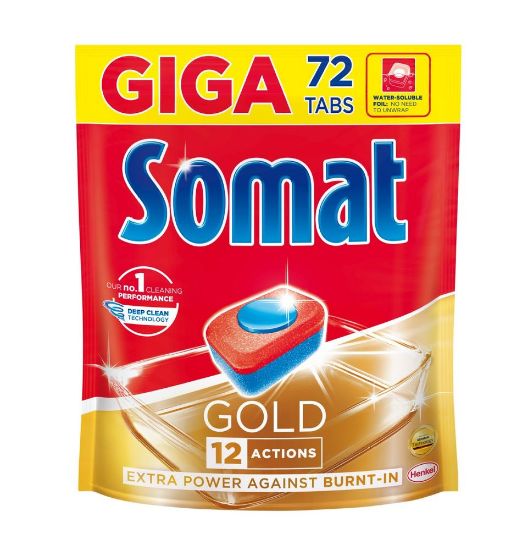Pilt Somat nõudepesumasina tabletid Gold 72 tabs