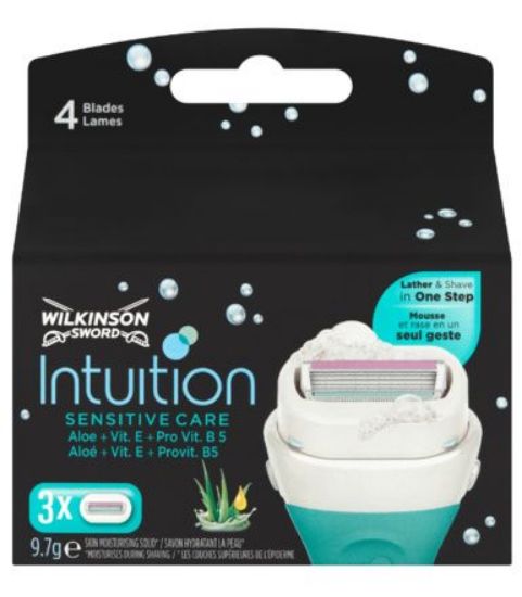 Pilt Wilkinson terad Intuition Sensitive Care 3tk