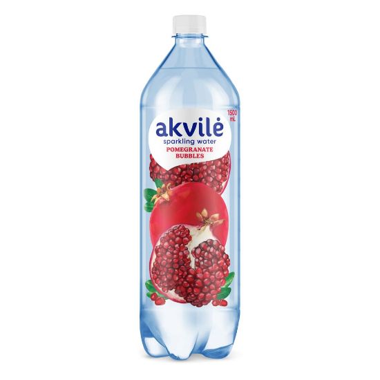 Pilt Akvile lauavesi granaatõunamaitseline nõrgalt gaseeritud1,5L