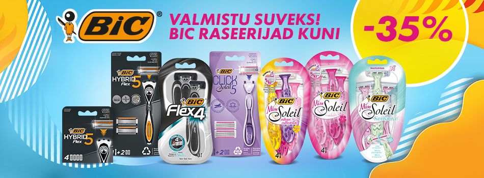 Bic -40% soodsam