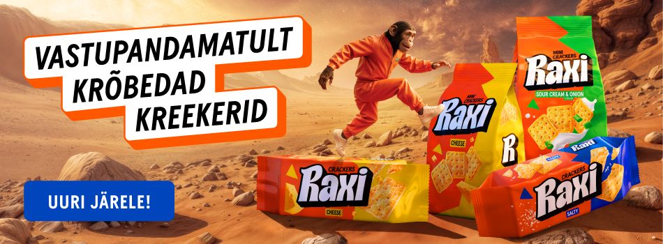 Raxi krõbedad kreekerid hea hinnaga