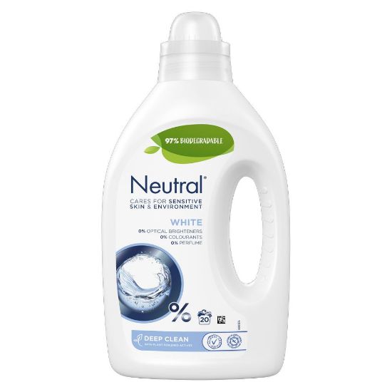 Pilt Neutral pesugeel White wash 20 pesukorda 1000ml