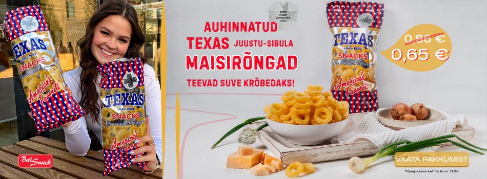 Texas maisirõngad hea hinnaga