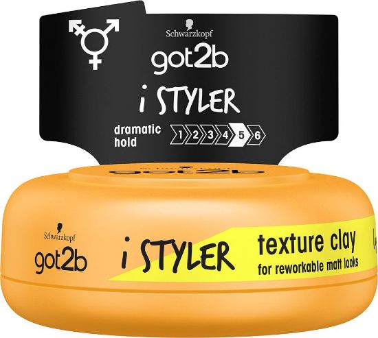 Pilt Got2b juuksesavi iSTYLER TEXTURE CLAY 75ml
