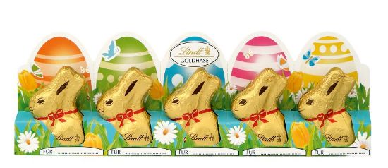 Pilt Lindt piimašokolaad Bunny 5x10g