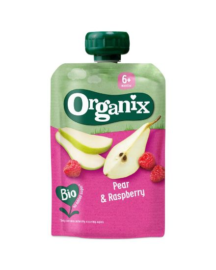 Pilt Organix pirni-vaarikapüree 6k 100g