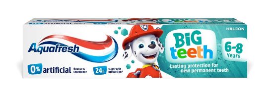 Pilt Aquafresh hambapasta Big Teeth Paw Patrol 50ml (6-8a)