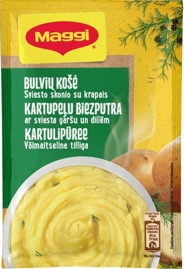 Pilt Maggi 5minutes võimaitseline kartulipüree tilliga 35g