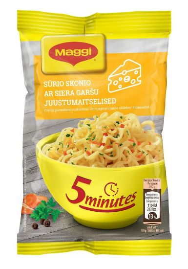 Pilt Maggi kiirnuudlid juustumaitselised, 59,2g