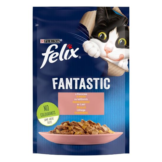 Pilt Felix kiisueine Fantastic lõhe 85g