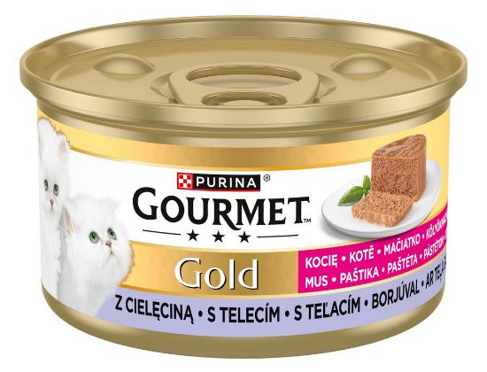 Pilt Gourmet Gold pasteet vasikalihaga, kassipoegadele 85g
