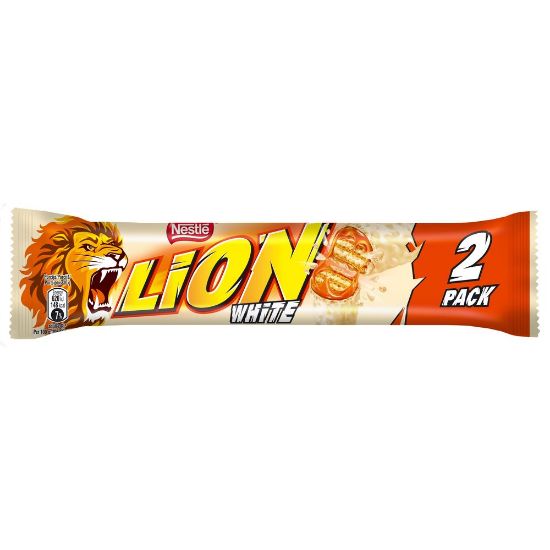Pilt Lion šokolaadibatoon White 2-pakk, 60 g