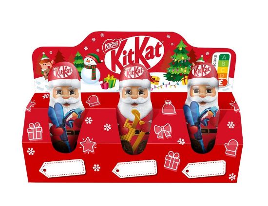 Pilt KitKat minikujukesed Jõuluvana 3x17g