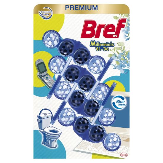 Pilt Bref WC värskendaja COLOR AKTIV MILENNIALS 4X50g