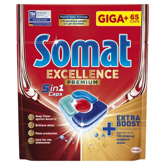 Pilt Somat tabletid Excellence Premium 5in1 65 tk