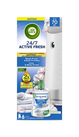 Pilt AIR WICK Active Fresh Linen & White Orchid komplekt 228 ML