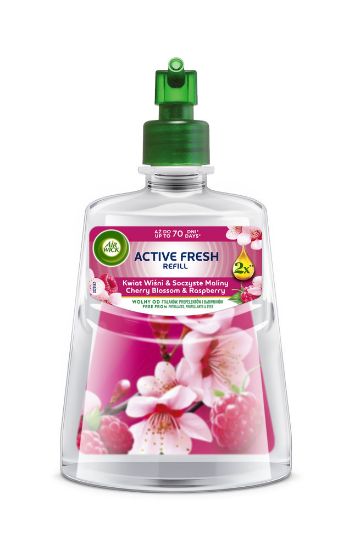 Pilt AIR WICK Active Fresh Cherry Blossom & Raspbery täide 228 ML