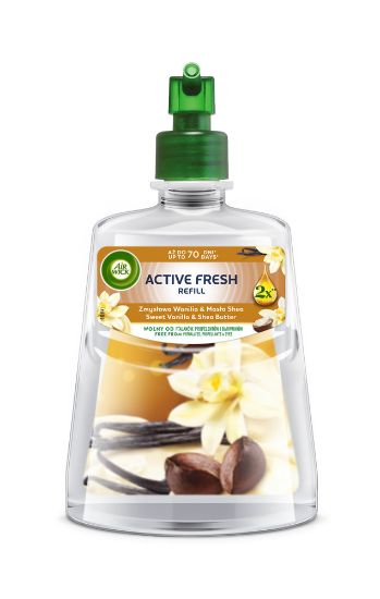 Pilt AIR WICK Active Fresh Sweet Vanilla & Shea Butter täide 228 ML