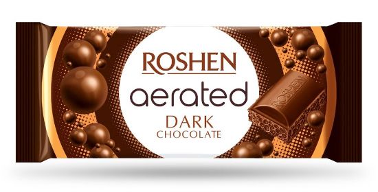 Pilt Roshen õhuline tume šokolaad 50% 80g