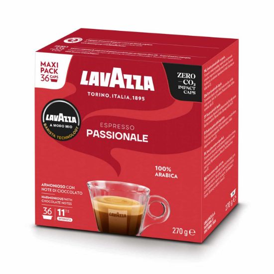 Pilt Lavazza A Modo Mio Espresso Passionale 100% araabika kapslid 36tk