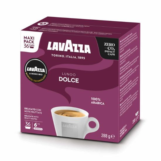 Pilt Lavazza A Modo Mio Lungo Dolce 100% araabika kapslid 36tk
