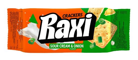 Pilt Pergale kreekerid Raxi hapukoore- ja sibulamaitselised 72g