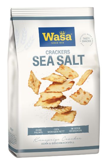 Pilt WASA krõbedad kreekerid meresoolaga, 180g
