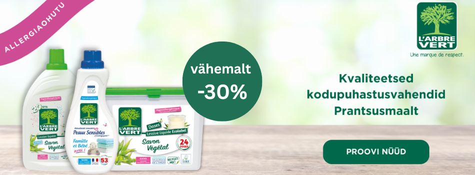L'ARBRE VERT vähemalt 30% soodsam