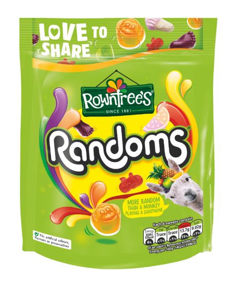 Pilt Rowntrees Randoms kummikommid 150g