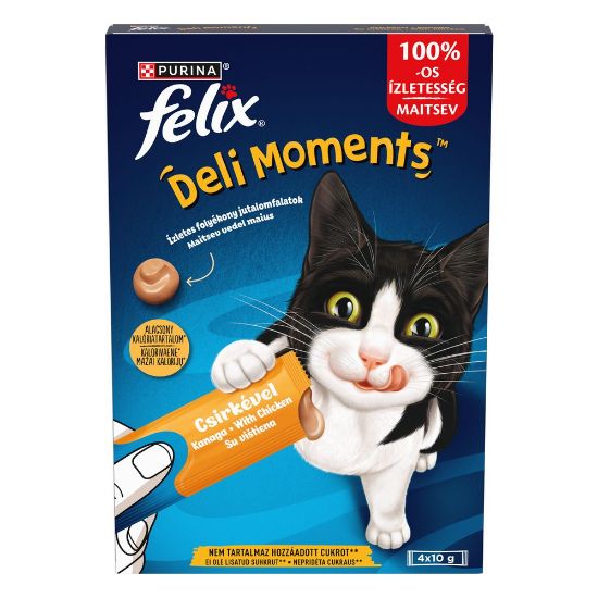 Pilt Felix kassimaius Deli Moments kana 4x10g