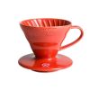 Pilt HARIO V60 koonus keraamiline, punane 01