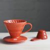Pilt HARIO V60 koonus keraamiline, punane 01